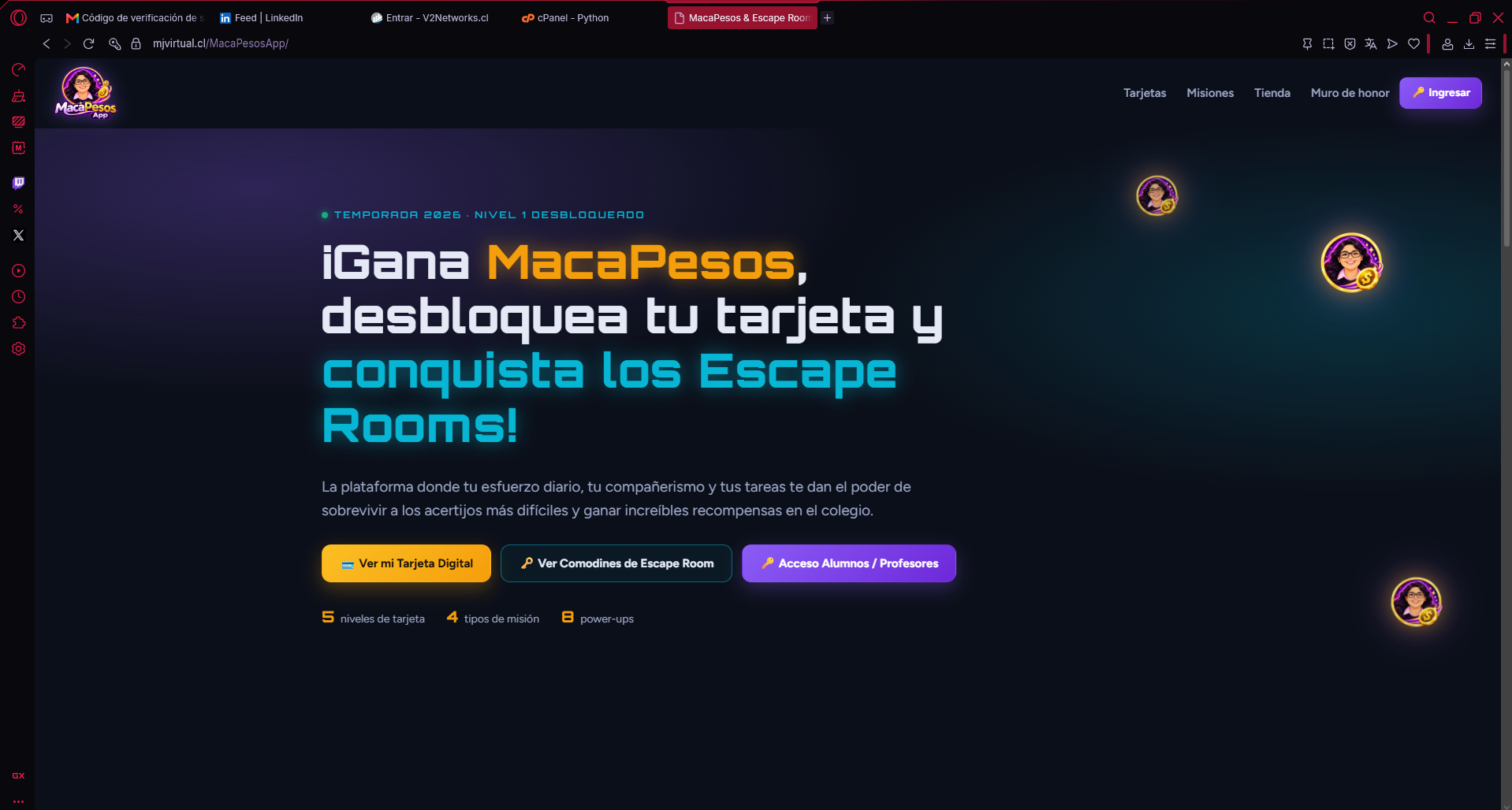 Vista previa de MacaPesos App